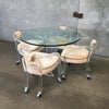 Vintage Stamped Lucite Dining Set In The Style Of Charles Hollis Jones