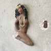 Vintage Ceramic Hawaiian Girl Wall Hang