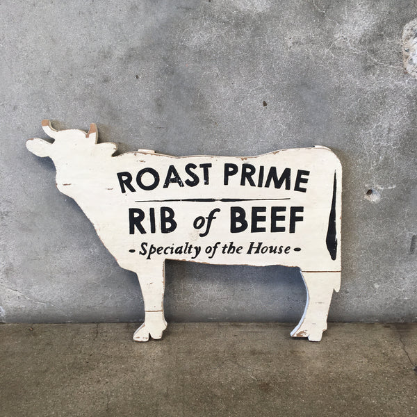 Roast Prime Rib Of Beef Sign