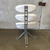 Mid Century Modern Style White Corona Chair In The Style Of Paul Volther #2