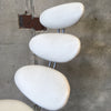 Mid Century Modern Style White Corona Chair In The Style Of Paul Volther #1