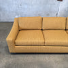 1960's Vintage Sofa New Upholstery With Walnut Base
