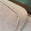 Mid Century Modern Sofa Coral Tweed and Walnut Adrian Pearsall Style