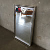 Silver Finish Beveled Mirror