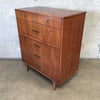 Lane Walnut Mid Century Modern Five Drawer Dresser 1960's