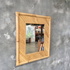 Vintage Bamboo / Rattan Mirror