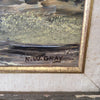 1950's Oil on Board "The Douglas House" by Ruby W. Gray