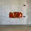 Large Scale Mid Century Modern Textile Tapestry - 1970s