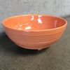 Peach Pacific Footed Punch Bowl