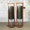 Pair Of Vintage Mid Century Modern 1960s Modeline Of California Lamps