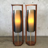 Pair Of Vintage Mid Century Modern 1960s Modeline Of California Lamps