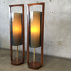 Pair Of Vintage Mid Century Modern 1960s Modeline Of California Lamps