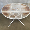 Vintage Folding Patio Round Table by Salterini #2 Product Image
