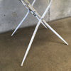 Vintage Folding Patio Round Table by Salterini #2 Product Image