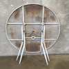Vintage Folding Patio Round Table by Salterini #2 Product Image