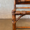 Vintage Rattan Dressing Table with Glass Shelf Product Image