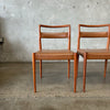 Rare Kai Kristiansen Dining Chairs for Oddensen Maskinsnedkeri