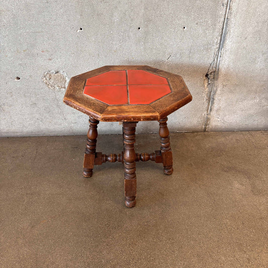 Catalina Tile Table in Wood Base