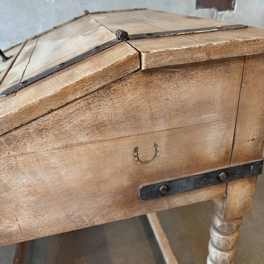 Early Monterey Furniture Monk Desk with Straw Ivory Finish