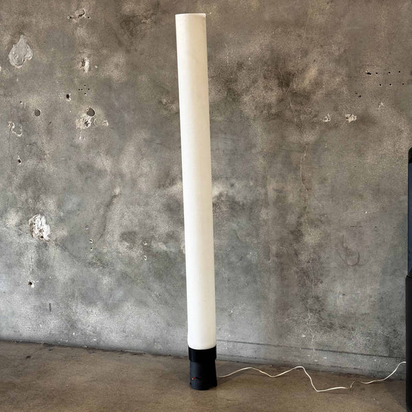 Bill Curry Columnlite Floor Lamp With Original Shade