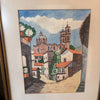 Pair of Vintage Paintings Taxco Mexico Jose Valasquez Product Image