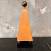 Pyramid Wood & Brass Box Sculpture By Harry Burger Product Image