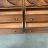 Mid Century Modern Brazilia Walnut Credenza with Mirror