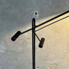 Vintage Post Modern Chrome Adjustable Floor Lamp