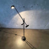 Vintage Post Modern Chrome Adjustable Floor Lamp
