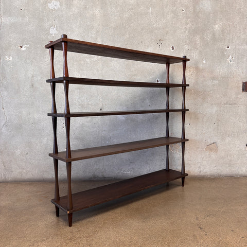 【SALE】vintage iron shelf 1180*800*310 Vintage Wrought Iron Standing Shelf | Chairish