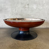 Vintage Mid Century Modern "Terra Cotta" Malm "Fire Drum 2"