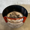 Vintage Mid Century Modern "Terra Cotta" Malm "Fire Drum 2"