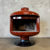 Vintage Mid Century Modern "Terra Cotta" Malm "Fire Drum 2"
