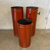 Vintage Mid Century Modern "Terra Cotta" Malm "Fire Drum 2"
