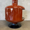 Vintage Mid Century Modern "Terra Cotta" Malm "Fire Drum 2"