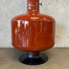 Vintage Mid Century Modern "Terra Cotta" Malm "Fire Drum 2"