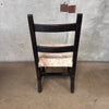 Imperial Monterey Era 1930 Side Chair #2 - Dark Finish Mahogany & Iron Hardware
