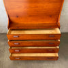 Mid Century Modern Borge Moyensen Teak Secretary Desk With Key