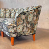 Danish 1950s Bannana Settee Chanel Back With New Upholstery