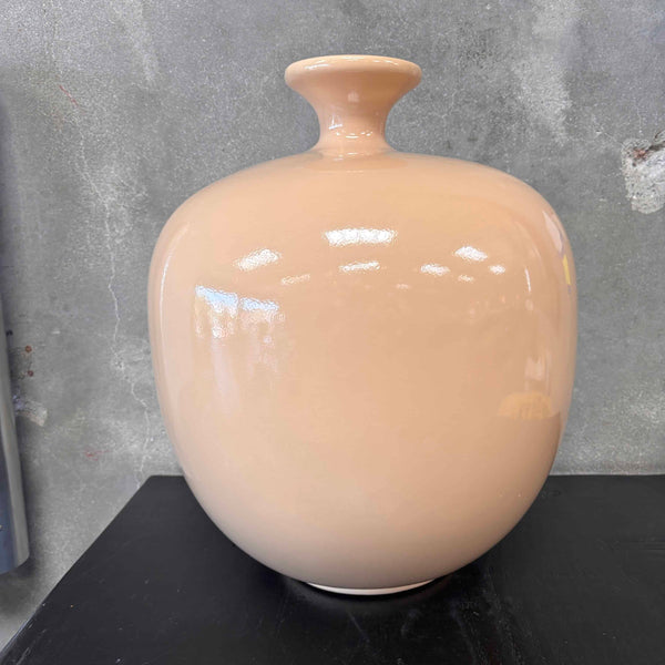 Mid Century Modern Pottery Vase by JARU in Ivory Product Image