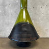 Mid Century Modern Green "Pace Setter" Fireplace By Montgomery Ward & Co.