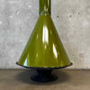 Mid Century Modern Green "Pace Setter" Fireplace By Montgomery Ward & Co.