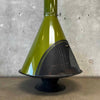 Mid Century Modern Green "Pace Setter" Fireplace By Montgomery Ward & Co.