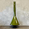 Mid Century Modern Green "Pace Setter" Fireplace By Montgomery Ward & Co.
