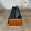 Mid Century Walnut Case Sofa By Otmar - New Upholstery