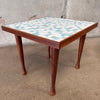 Mid Century Modern Side Table With Teak Legs Product Image