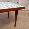 Mid Century Modern Side Table With Teak Legs Product Image