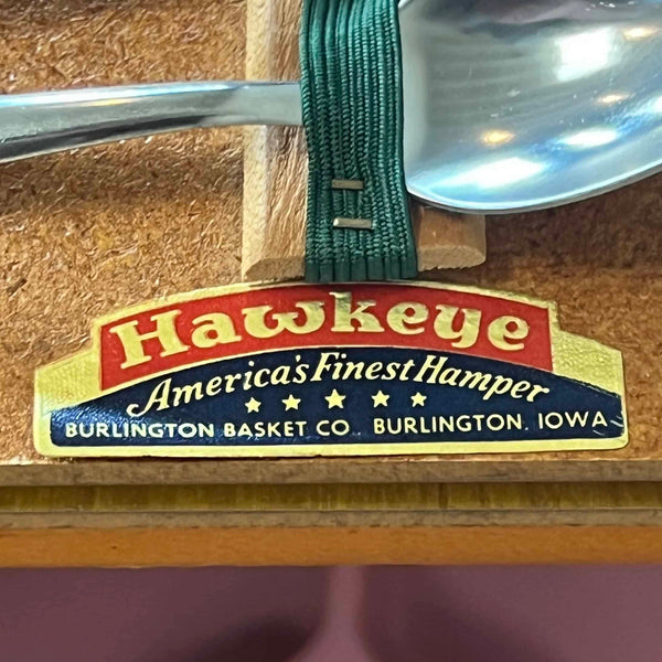 Vintage Hawkeye Picnic Basket
