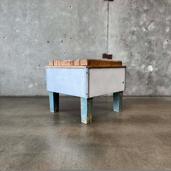 Large Scale Butcher Block Table