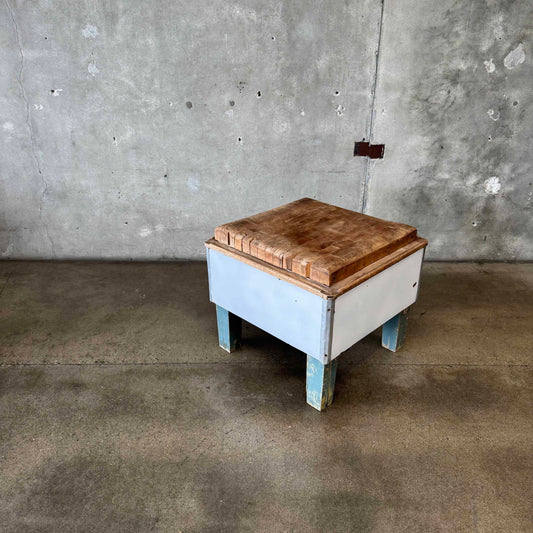 Large Scale Butcher Block Table